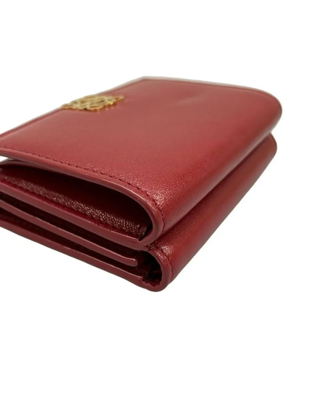 Loewe Bordeaux Leather Wallet
